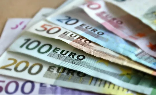 Geldbriefjes in euro
