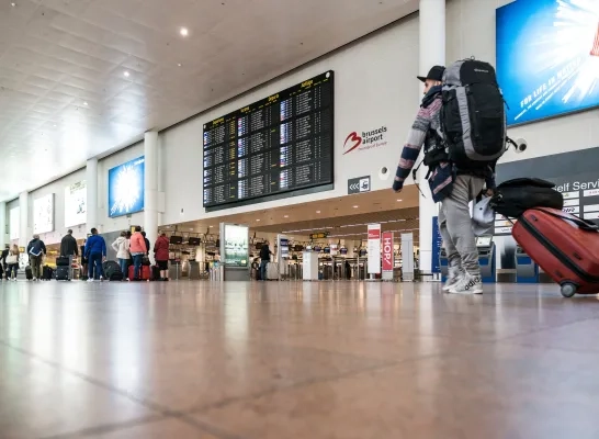 Inkomhal Brussels Airport