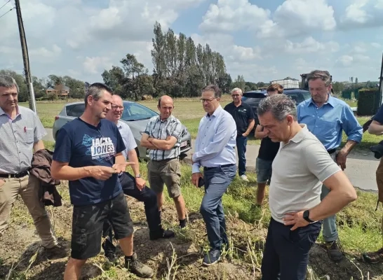 Landbouwers meten schade op na stormweer
