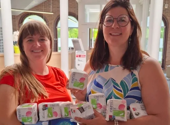 Merchtemse schepenen Lien Casier en Julie Asselman Merchtemse schepenen Lien Casier en Julie Asselman