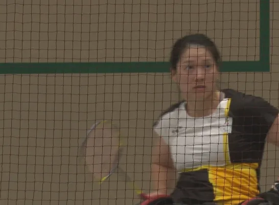 Para-badmintonster Kiki To Para-badmintonster Kiki To