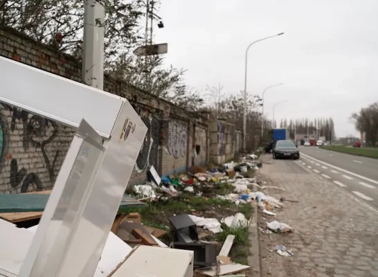 Sluikstort langs Vilvoordselaan