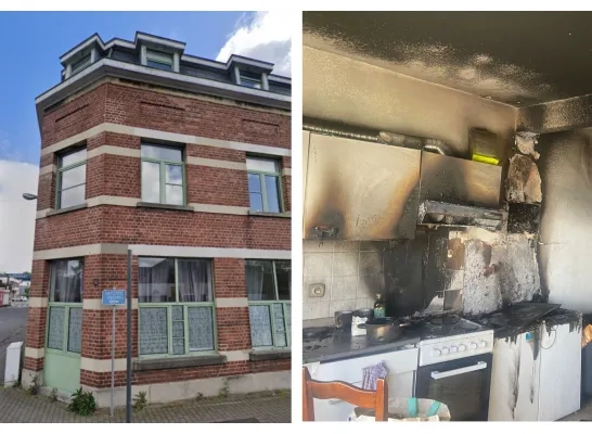 Brand in Vilvoorde Brand in Vilvoorde