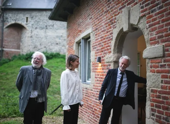 Stefan Hertmans schreef nieuwe roman in schaduw van Kasteel van Gaasbeek