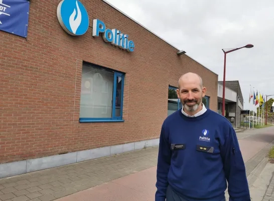Filip Van Steenbergen van de politiezone KASTZE Filip Van Steenbergen van de politiezone KASTZE