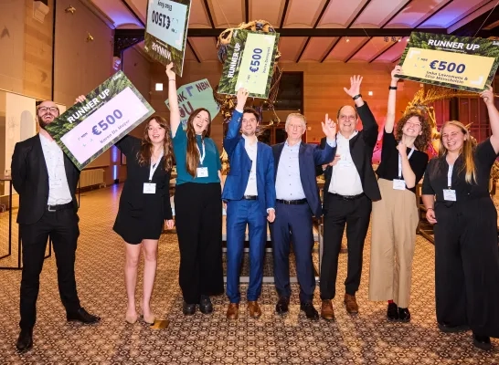 Elisa Kooy uit Grimbergen wint NBN Sustainability Award 2024 met onderzoek naar duurzaam product uit zeeafval