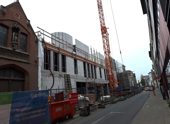 De werf aan het College Vilvoorde De werf aan het College Vilvoorde