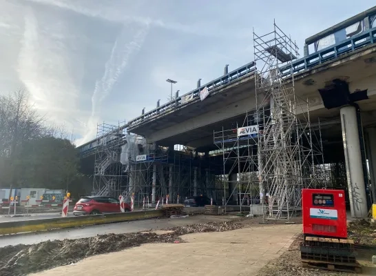Twee maanden langer verkeershinder op Ring rond Brussel in Dilbeek
