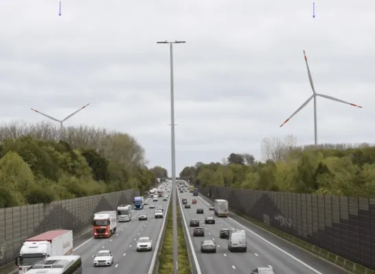 Komen er deze keer wel windturbines langs de E40?