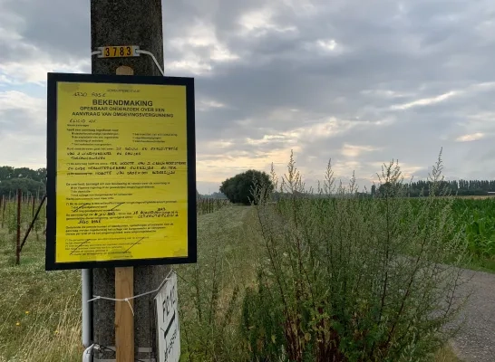 Geen vergunning voor twee windturbines in Asse Geen vergunning voor twee windturbines in Asse