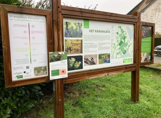 Infobord Kravaalbos Infobord Kravaalbos