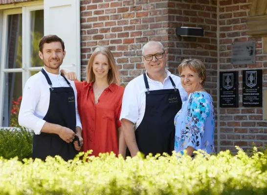 Sam Van Landeghem, Hilla van Gerven, Robert Van Landeghem en Lily Borghs Sam Van Landeghem, Hilla van Gerven, Robert Van Landeghem en Lily Borghs