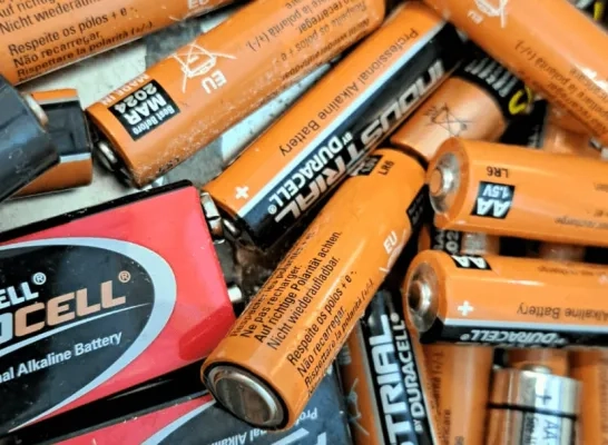 lege batterijen lege batterijen