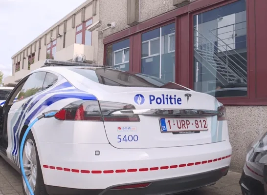 Elektrisch voertuig politie Zaventem