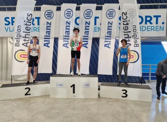De podiumplaatsen bij de U23 De podiumplaatsen bij de U23