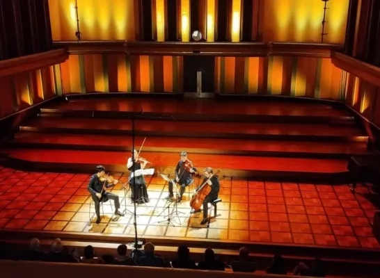 Simply Quartet speelde gisterenavond in Flagey Simply Quartet speelde gisterenavond in Flagey