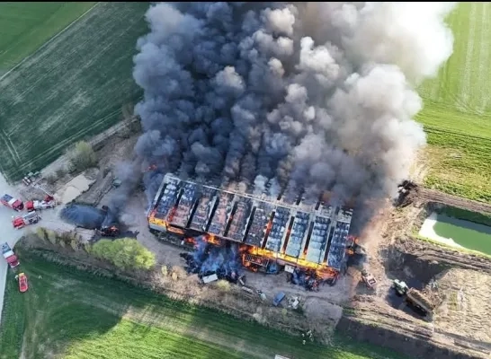 Schuurbrand in Grimbergen: “Rookpluim van ver te zien, geen gevaar voor omwonenden"
