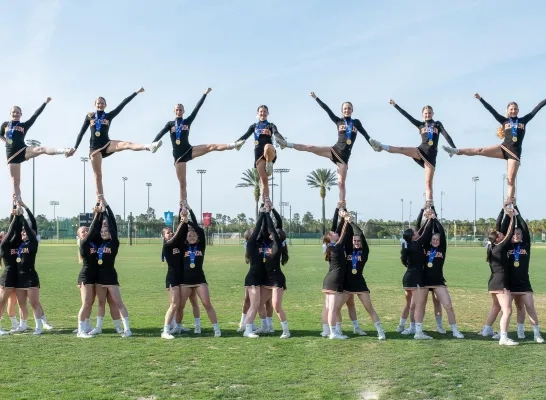 Team Belgium cheerleaden Team Belgium cheerleaden