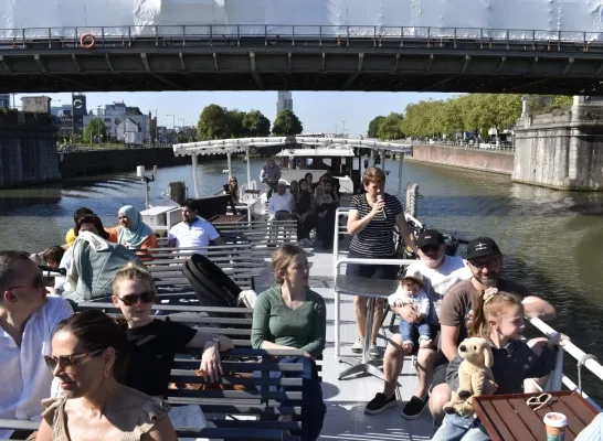 De Waterbus vaart weer tussen Brussel en Vilvoorde