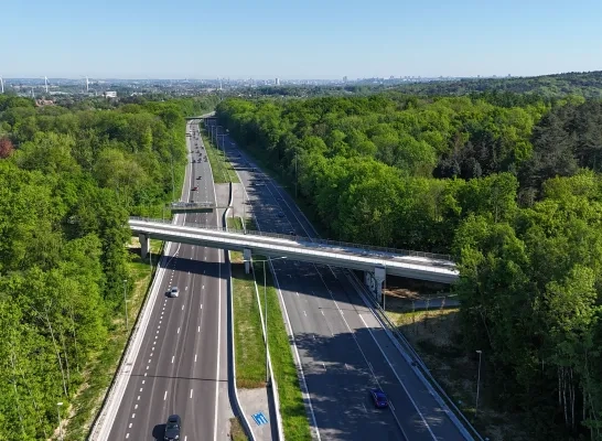 Drasopbrug in Halle is opnieuw open
