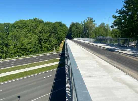 Drasopbrug in Halle is opnieuw open