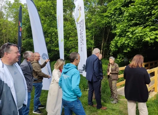 Een nieuw stukje natuur langs de Tangebeek in Vilvoorde en Grimbergen Een nieuw stukje natuur langs de Tangebeek in Vilvoorde en Grimbergen