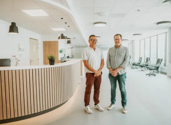 De nieuwe cardiolounge van AZORG in Aalst