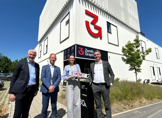 Minister van Middenstand, Zelfstandigen en kmo’s Simonet op bezoek bij Zenith Graphics