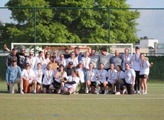 Dames van Machelen Medusas kampioen van België in lacrosse