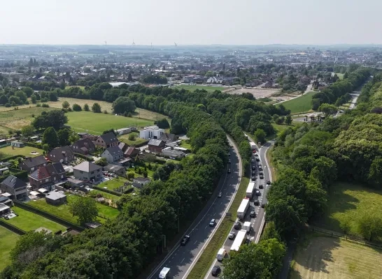 De A8 en omliggende terreinen De A8 en omliggende terreinen