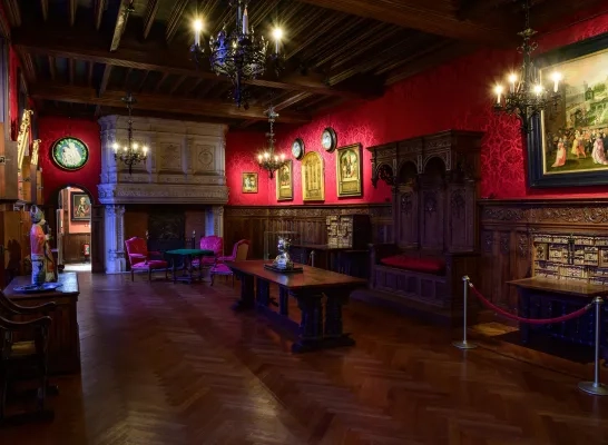 De Galerijzaal in het Kasteel van Gaasbeek