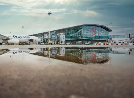 Vliegtuigen op Brussels Airport