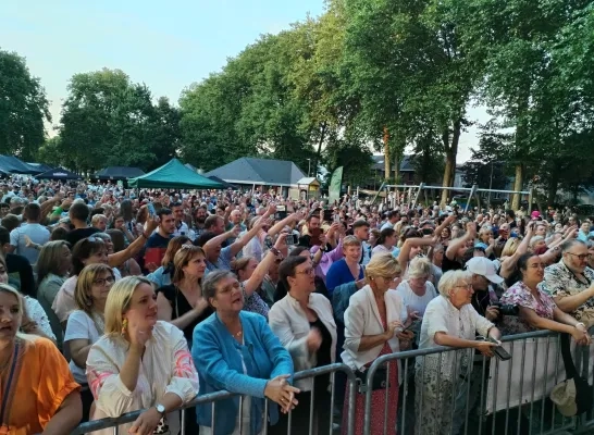 Fans van de Romeo's op Parkies