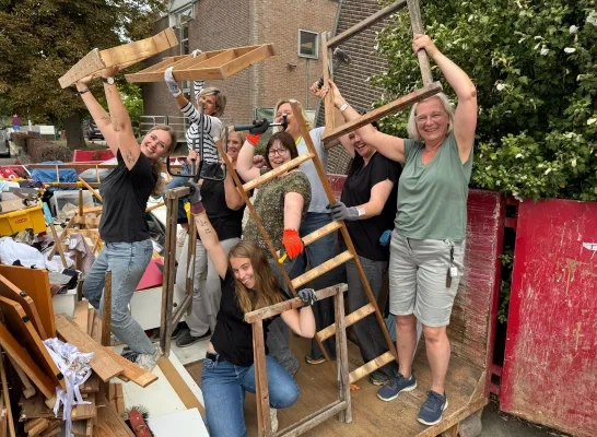 Alle hens aan dek in Regina Caeli Lagere School in Dilbeek