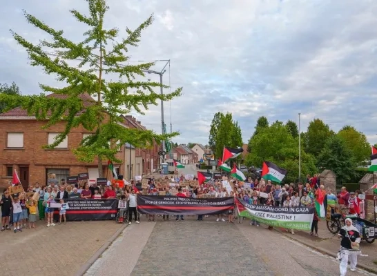 100 dagen na elkaar Gaza-protest in Kampenhout
