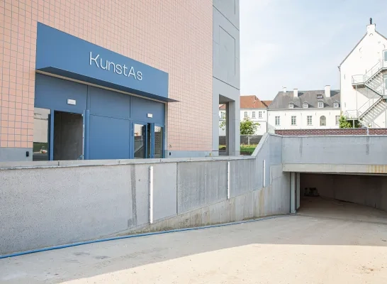 Nieuwe ondergrondse parking KunstAs in Asse open