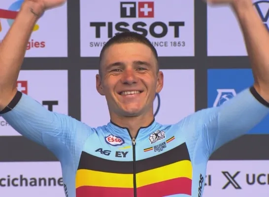 Remco Evenepoel is nu ook Europees kampioen tijdrijden