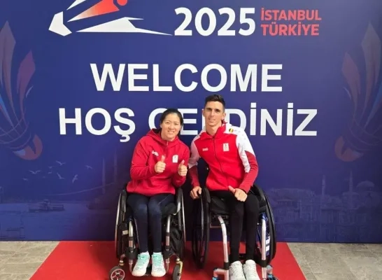 Kiki To en Brent Van Der Kelen stoten door naar finale gemengd dubbelspel op EK para-badminton in Turkije, To ook in finale enkelspel