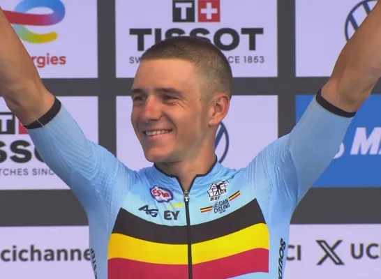 Opnieuw zilver voor Remco Evenepoel op EK wielrennen op de weg in Frankrijk