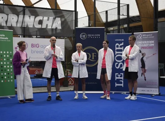 Padelmarathon tegen borstkanker