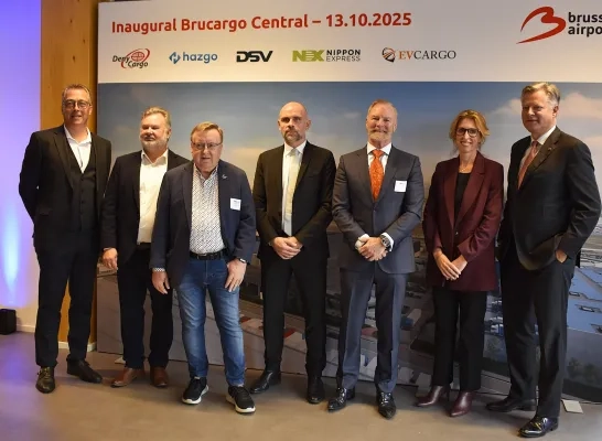 De inhuldiging van Brucargo Centraal
