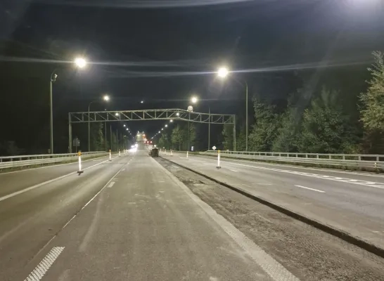 Beschadigde portiek op de Ring rond Brussel