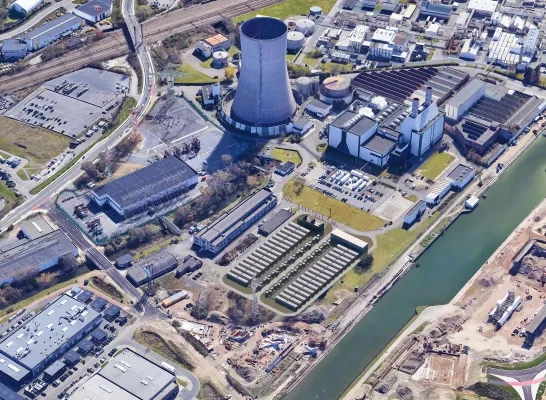 De site van ENGIE in Drogenbos