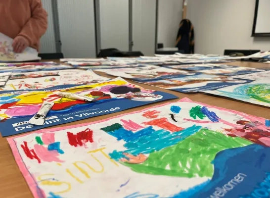 Sinttekeningen in Vilvoorde