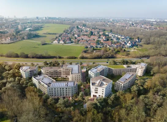 Simulatiebeeld woonproject WOL U