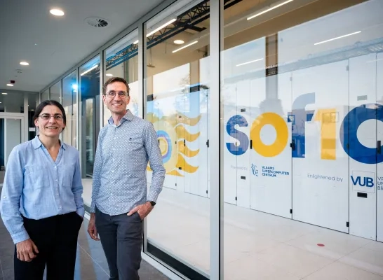 VUB huldigt in Zellik nieuwe supercomputer Sofia in