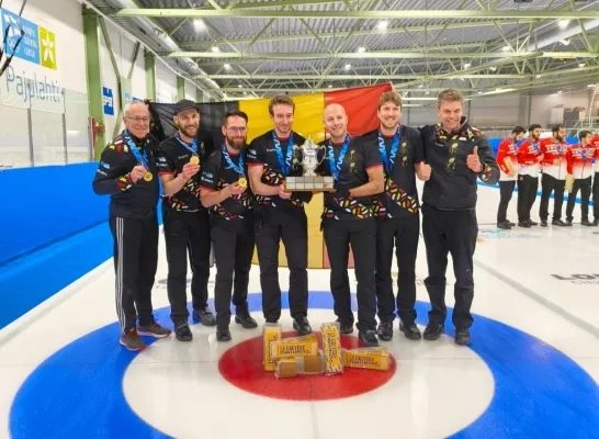 Belgisch curlingteam wint in Finland EK B-divisie