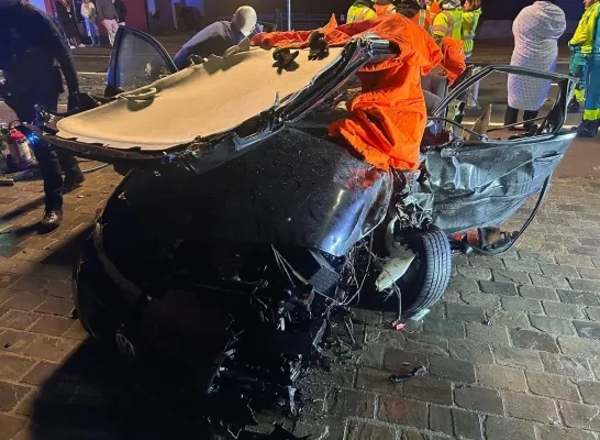 Zwaar verkeersongeval op Edingsesteenweg: vier gewonden, ook brandweerman raakt gekwetst