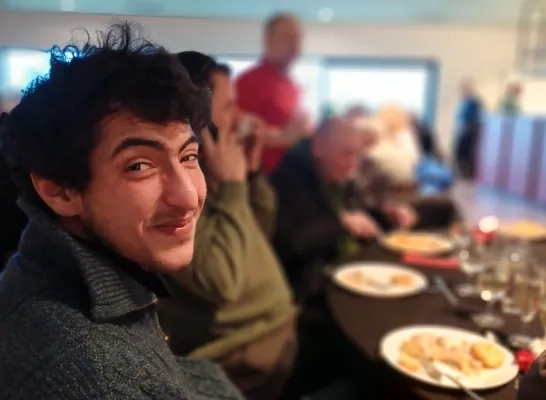 Anouar, één van de gasten van Samen aan Tafel