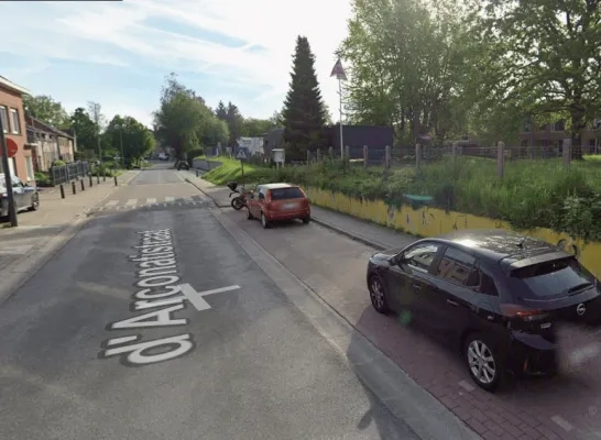 De d'Arconatistraat in Dilbeek
